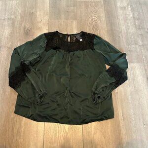 Midnight Silk Blouse